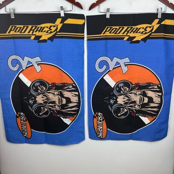 Vintage Star Wars Anakin Skywalker Sebulba Pod Race Pillow Case Set - Picture 2 of 4